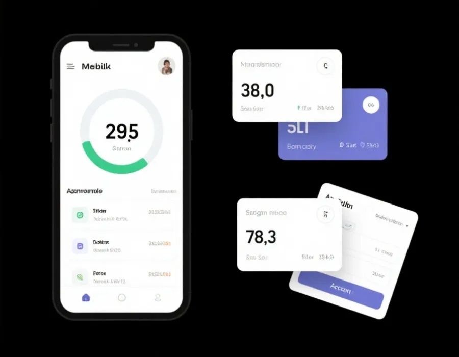 移动端开奖结果查询示意